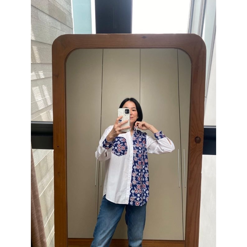 bertha shirt kemeja batik wanita fashion