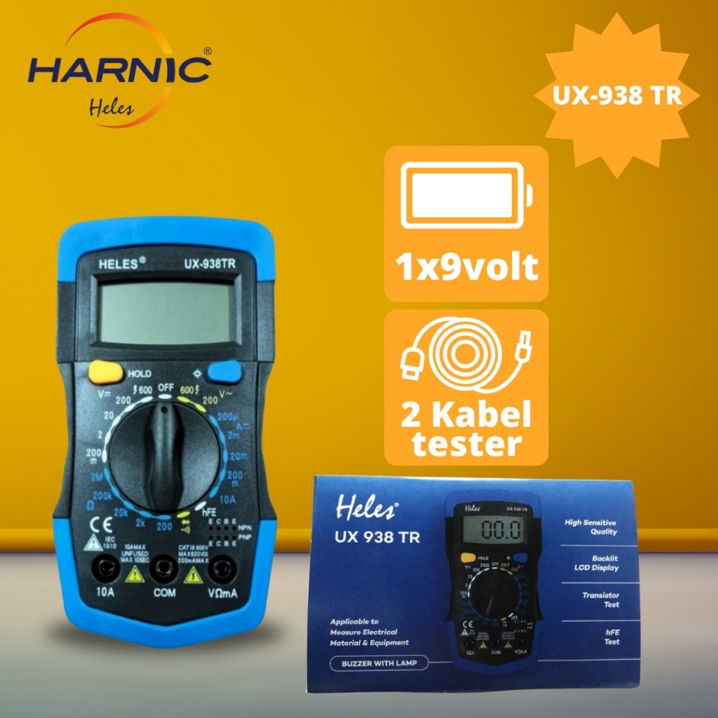 Multitester HELES UX 938 TR ORIGINAL ASLI