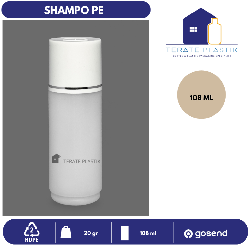 Botol Shampo Butek/PE 108ml | Terate Plastik Bandung