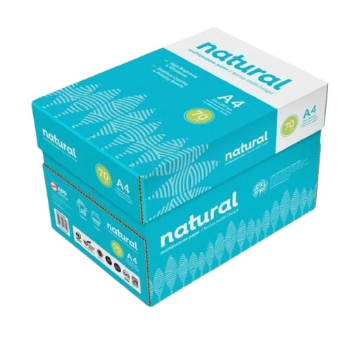 

KERTAS HVS / PRINT / FOTOCOPY NATURAL A4 70 GRAM (1 BOX)