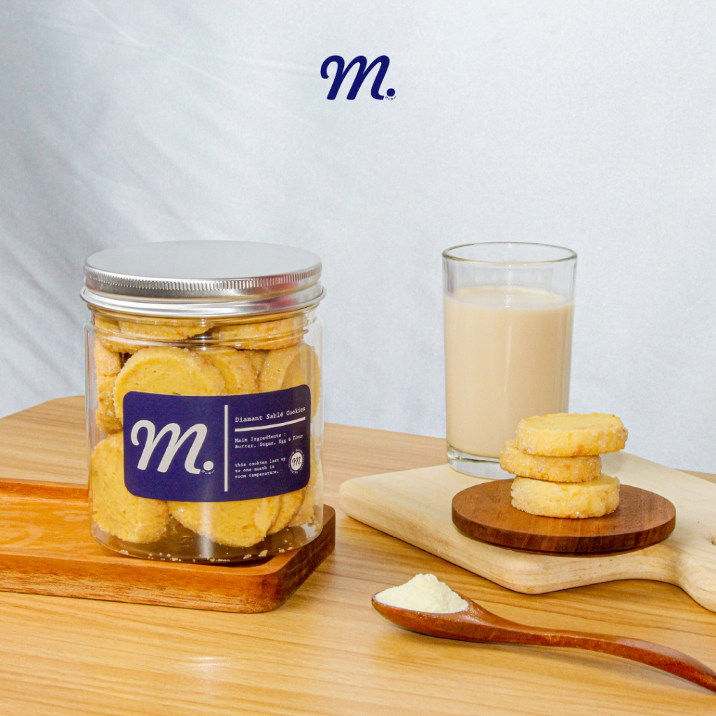 

Diamant Sable Cookies Milky Cheese - Premium French Butter Cookies 215gr