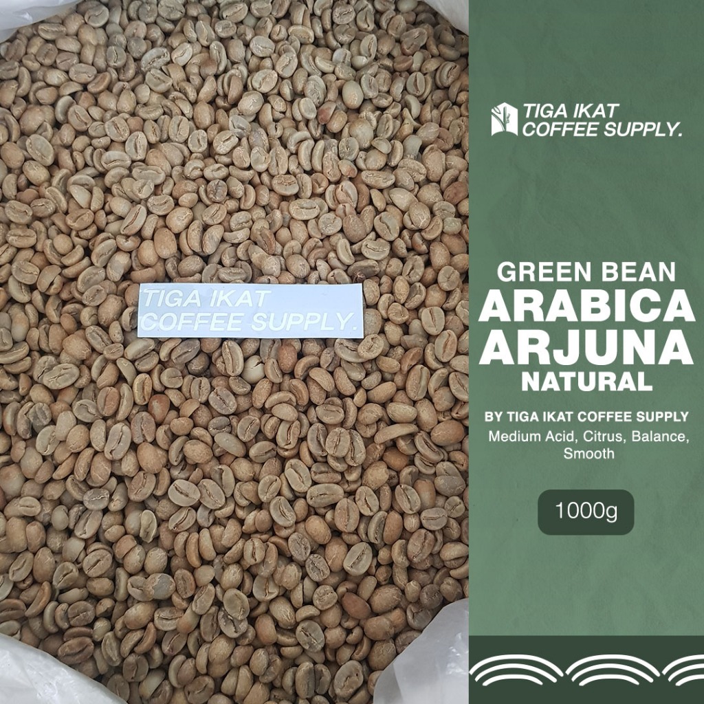 

Greenbeans / Green bean Arabica Arjuna (Gunung Arjuno) Natural 1 Kg
