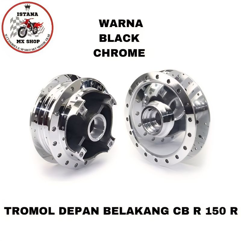 Tromol Hub Trombol Scarlet Set Depan Belakang CB R 150 R