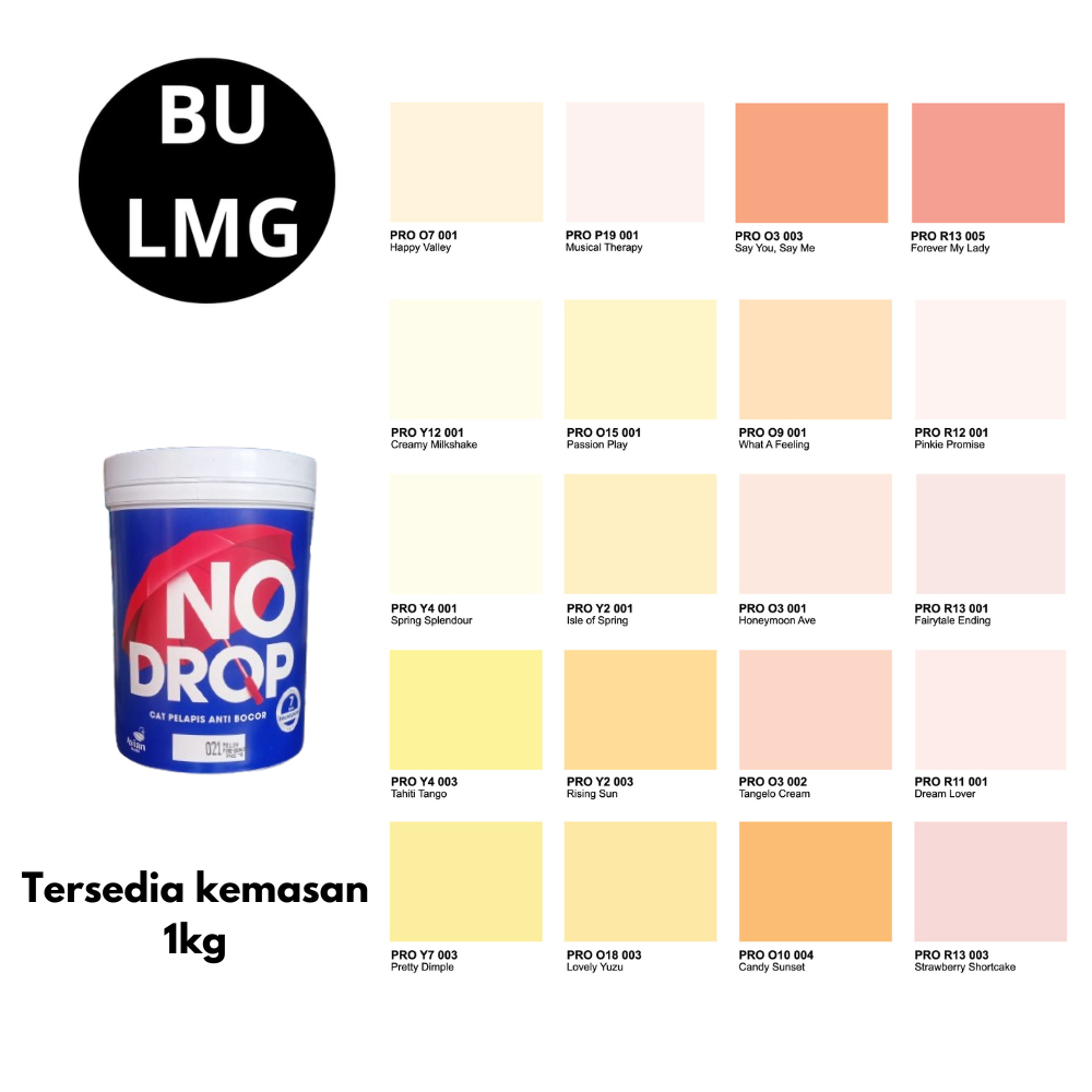 No Drop 1Kg TINTING || No Drop Anti Bocor || No Drop Anti Bocor 1Kg || Bisa Request Warna [No Drop 1