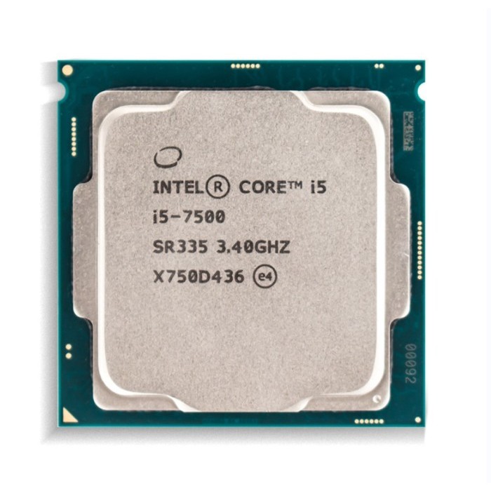 Processor Intel Core i5-7500 TRAY LGA1155 prosesor Kabylake i5 7500