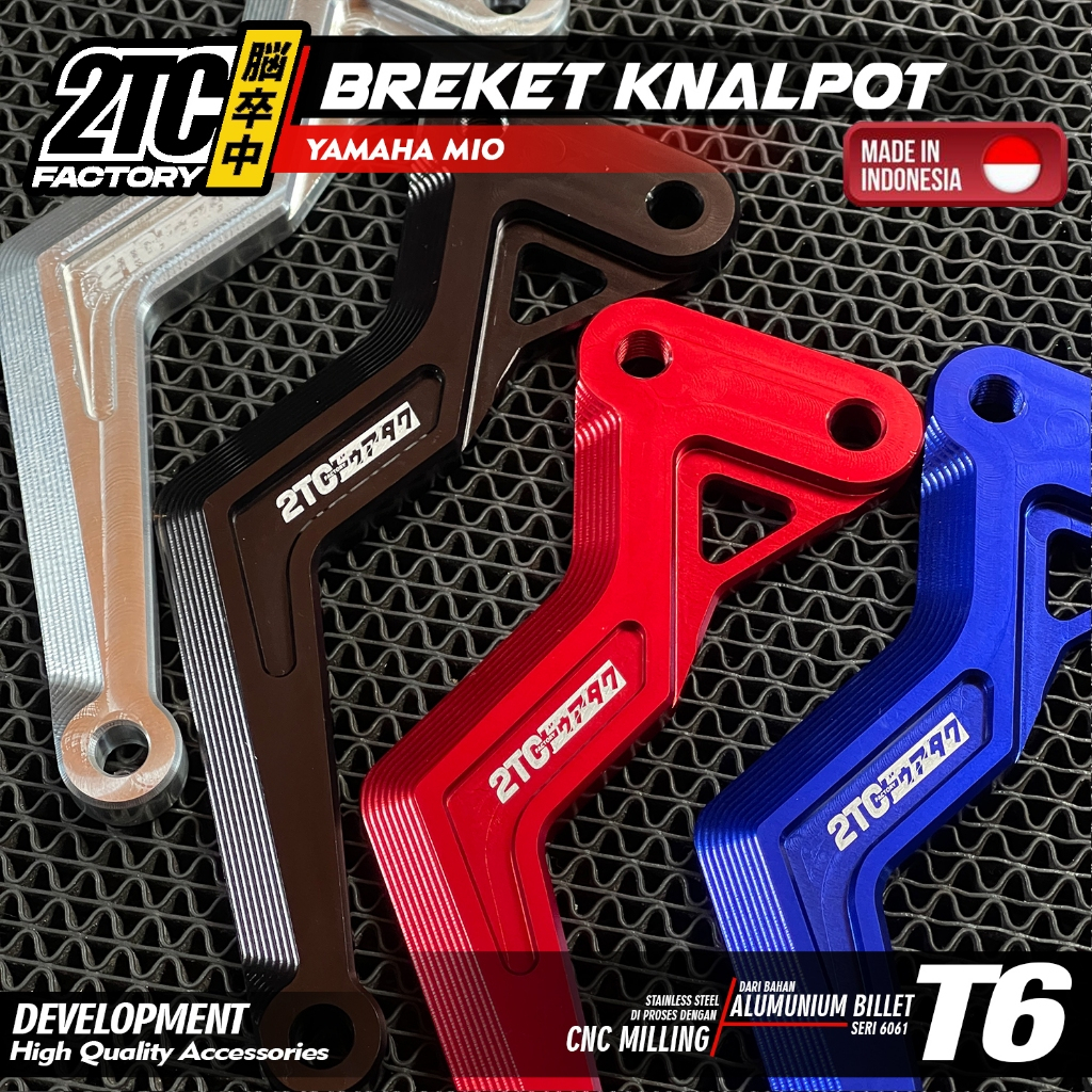 BREKET KNALPOT MIO KARBU MIO SPORTY CNC PNP KNALPOT ORIGINAL STANDAR RACING HANGER KNALPOT MIO BY 2T