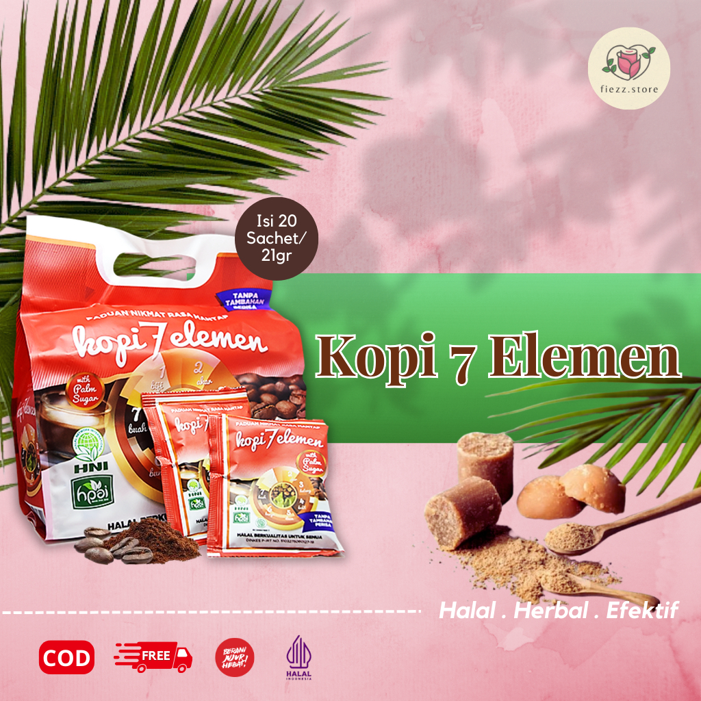 

TERMURAH KOPI 7 ELEMEN HNI Isi 20