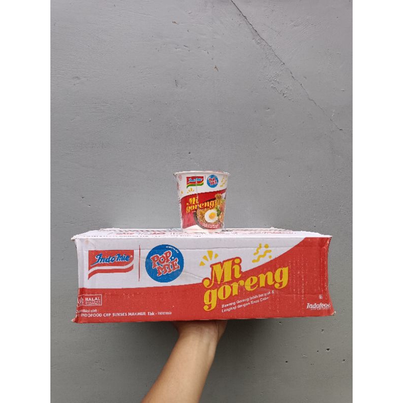 

Pop Mie Goreng Cup 80 Gram 1 Dus