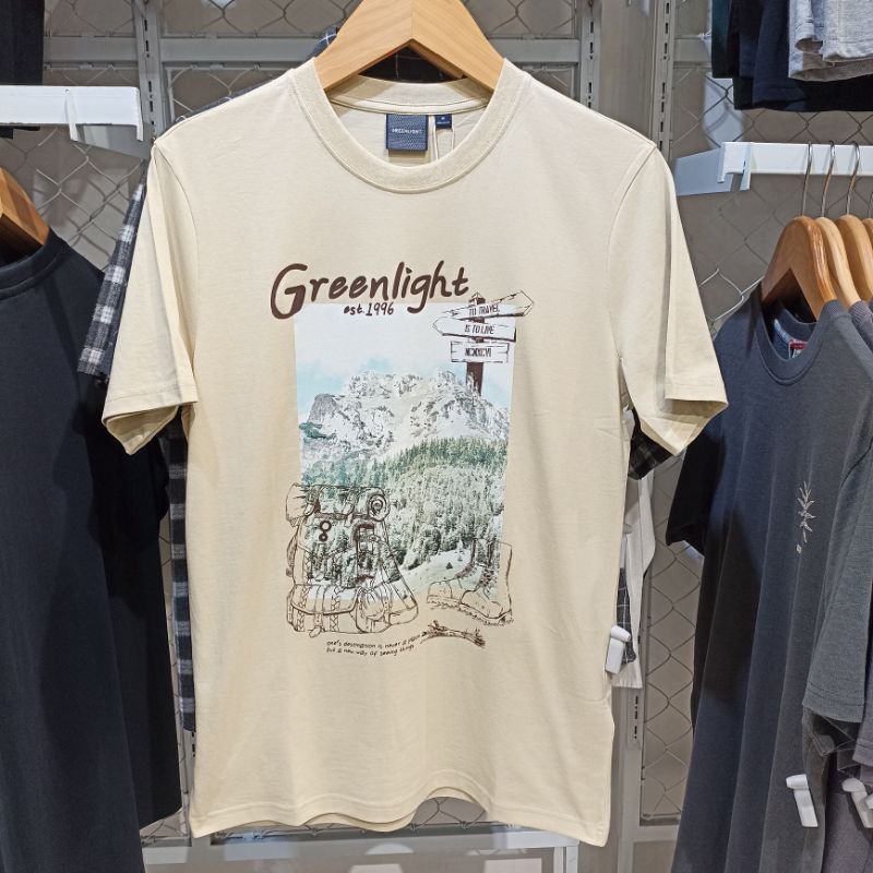 GREENLIGHT - KAOS PRIA TANGAN PENDEK REGULAR FIT ORIGINAL GREENLIGHT