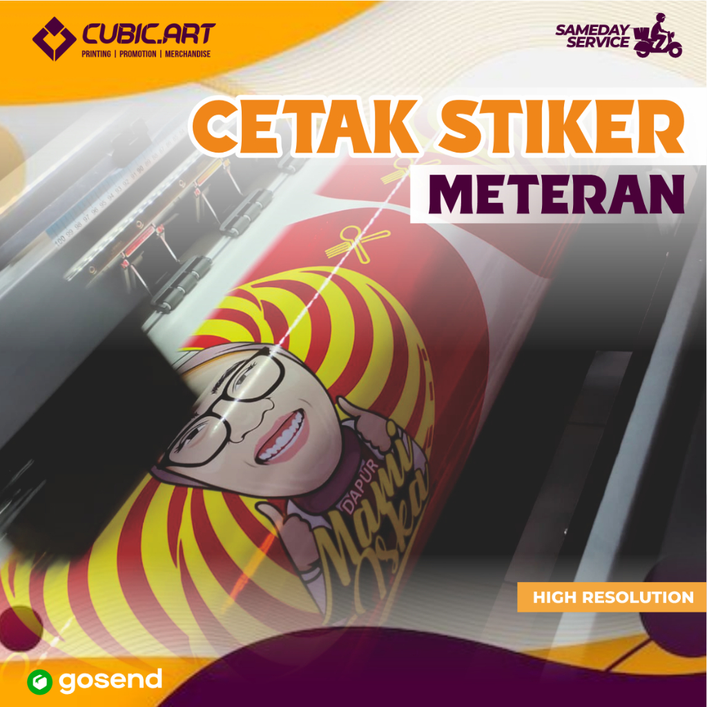 Stiker Vinyl Meteran