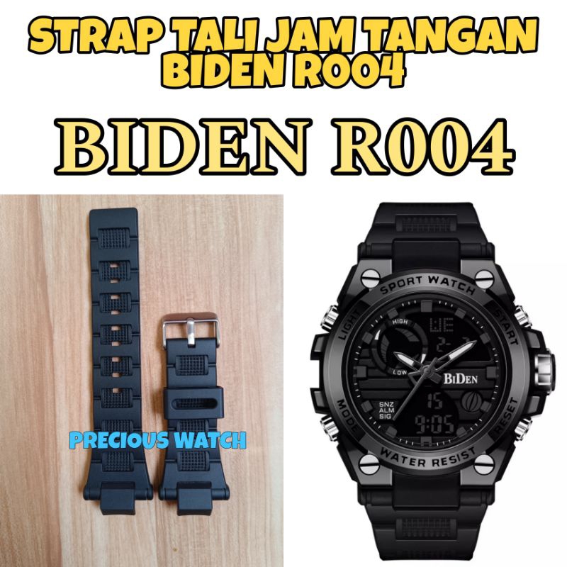 Strap tali jam tangan untuk Jam Tangan Biden R004 BidenR004 Biden-R004 berkualitas