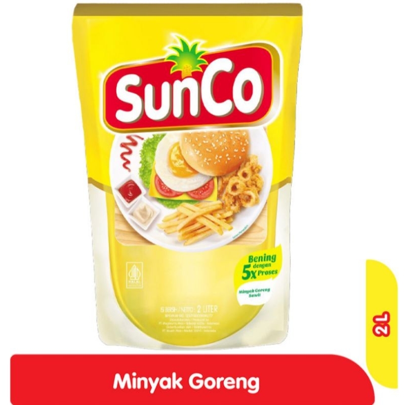 

minyak goreng sunco 1 karton isi 6 pouch.