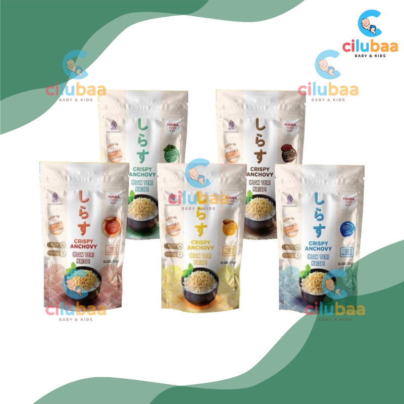 

YUUKA Food Crispy Anchovy 30gr l Ikan Teri Krispi l Snack Cemilan MPASI Sehat