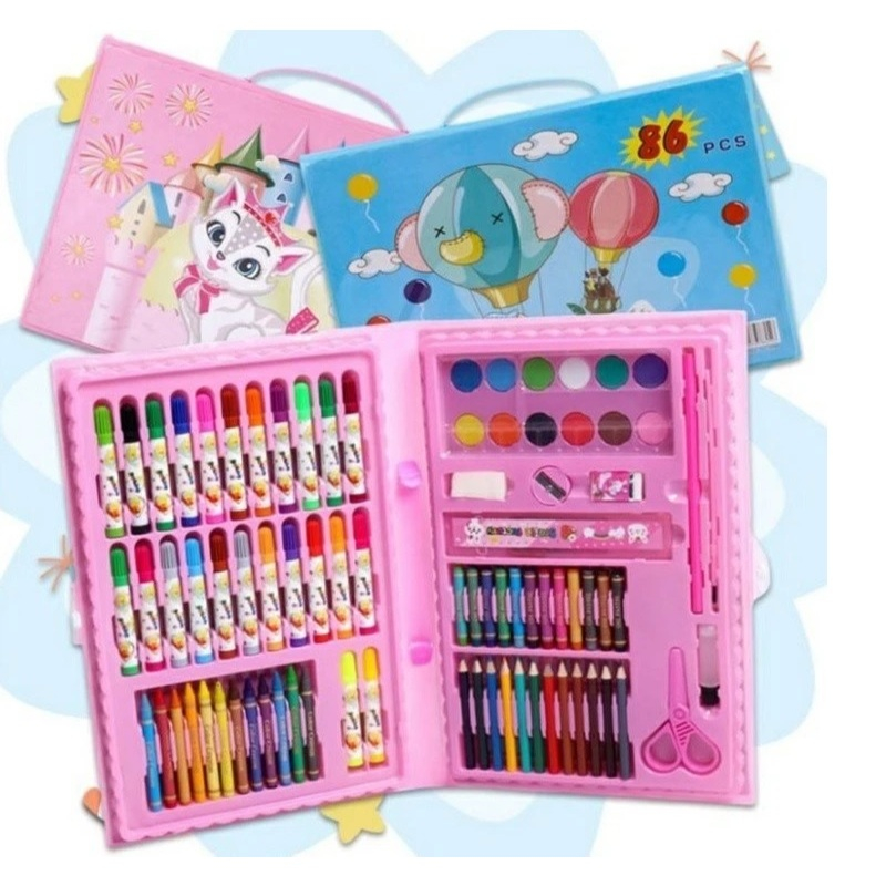 

ART SET CRAYON 86 PCS / CRAYON ANAK ISI 86 PCS
