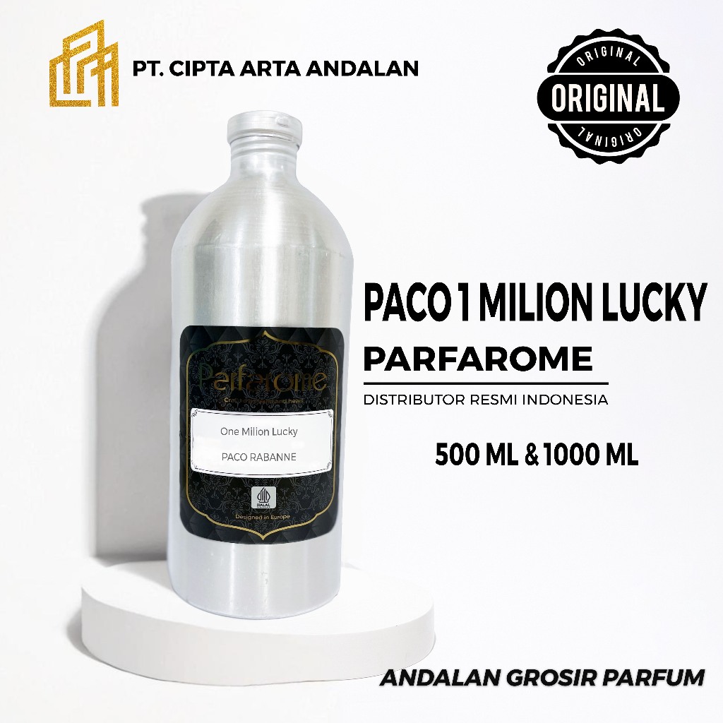 Andalan Grosir Parfum - Bibit Parfum 100% Murni Pacorabanne 1 Milion Lucky By Parfarome Premium (Rep