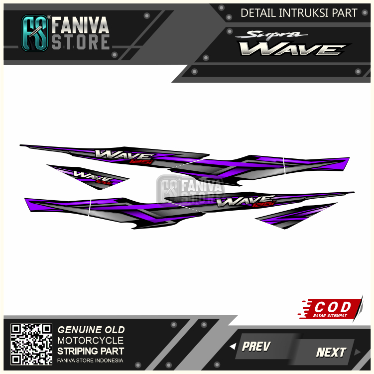 STRIPING SUPRA FIT 2004 / 2005 / STRIPING SUPRA FIT OLD STRIPING SUPRA OLD