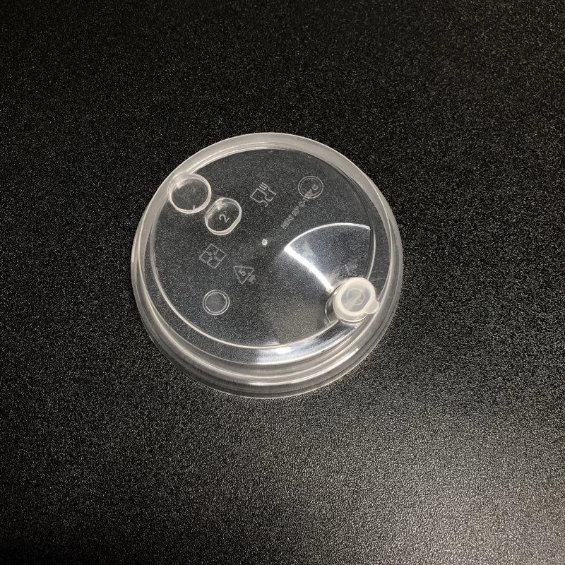 (Isi 25pc) Tutup Gelas Plastik injection Cup tanpa Sedotan Tutup Gelas Injection+Lid kecil (Stoper)