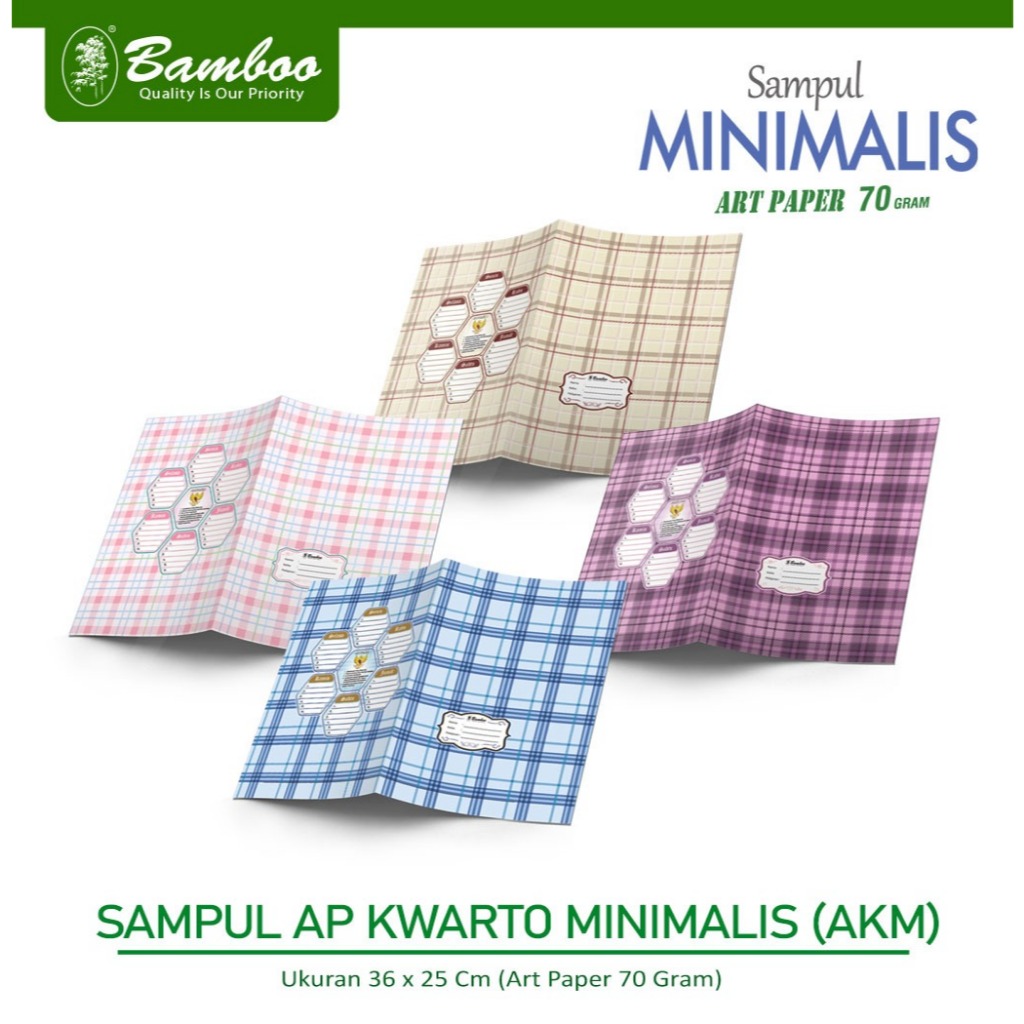 

Bamboo Sampul Art Paper Kwarto Minimalis ( 20 Lembar )