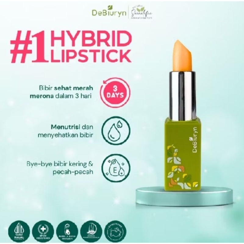 DeBiuryn Lips/ Lipscare Lipscolour/ DeBiuryn hybrid lipstick shades 30 31 32
