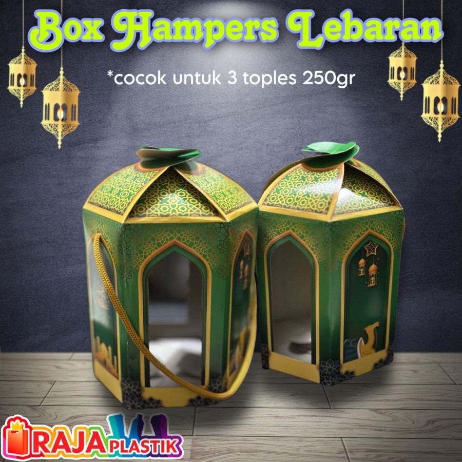 

Box Hampers Lebaran Kue Kering 250grm / Box Parcel Idul Fitri Kue