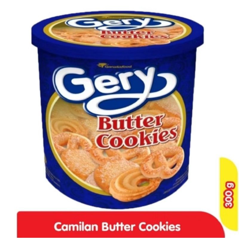 

GERY BUTTER COOKIES ISI 300 GR / 1 CTN ISI 6 JAR