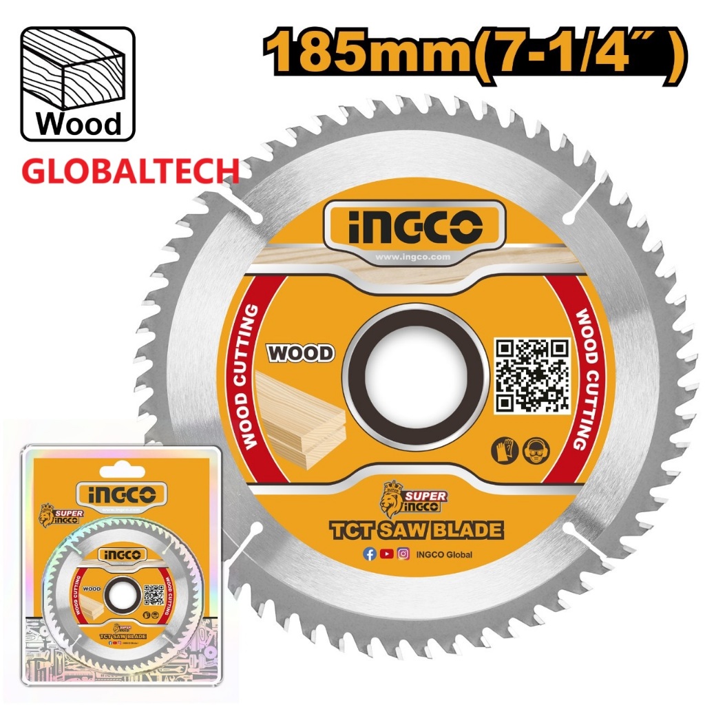 INGCO MATA CIRCULAR SAW BLADE 185MM TCT SAW BLADE 185MM 7" INGCO