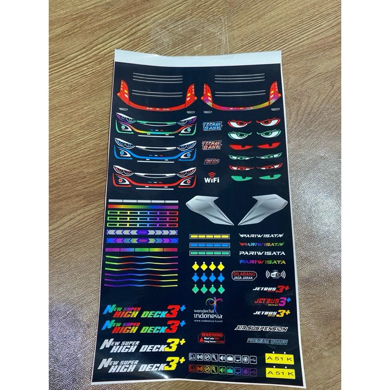

stiker jb3 bus basuri miatur terbaru