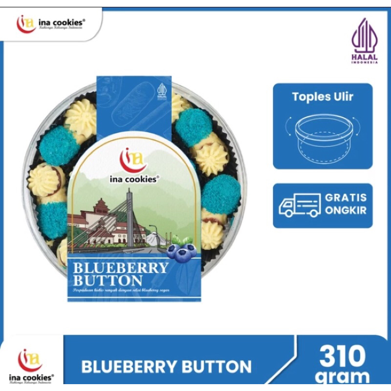 

Ina Cookies Blueberry Button