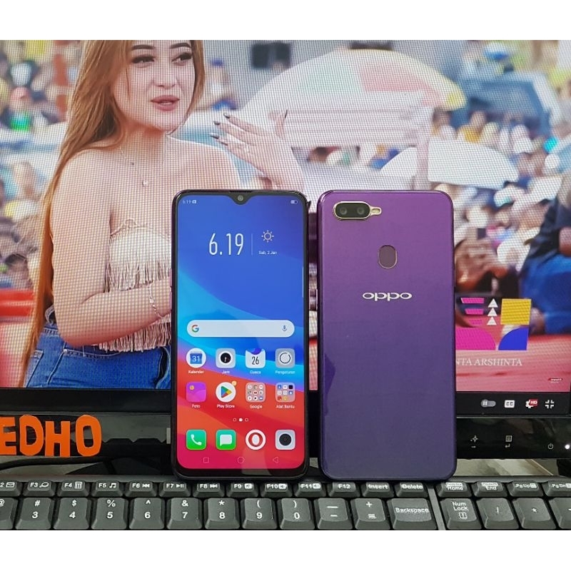 Oppo F9 ram 4gb rom 128gb second original murah