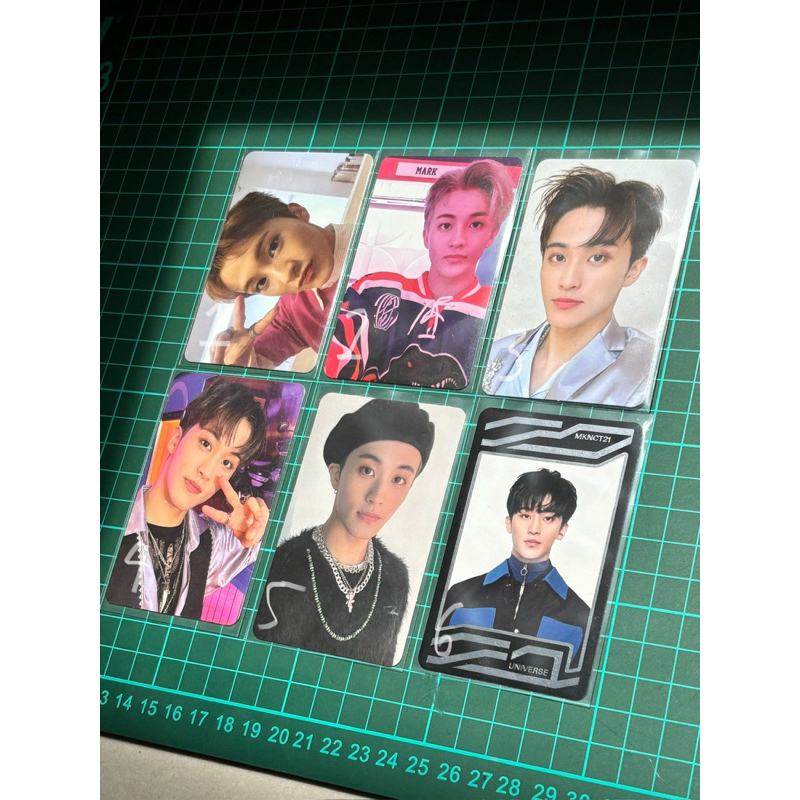 nct 127 & dream mark lee album/merch photocards