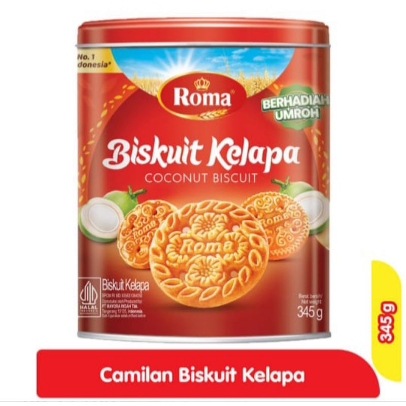 

Roma Biskuit Kelapa Kaleng 345 gr