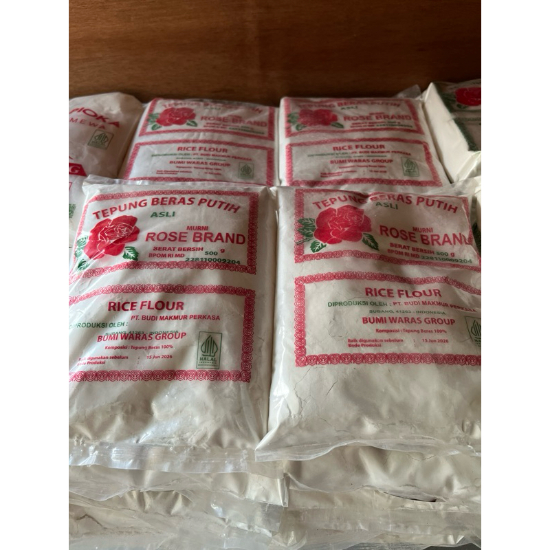 

Tepung beras putih Rose Brand 500g