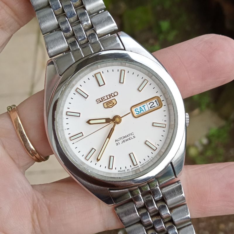 Seiko Automatic cal 7s26-00X0 Silver Dial