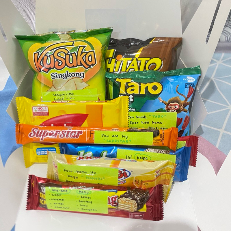 

SNACK GIFT KATA-KATA / GIFT BOX / SNACK DENGAN KATA-KATA