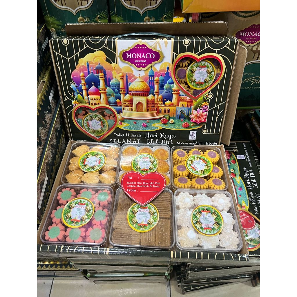 

Kue Lebaran Murah Monaco hidayah GRATIS BUBBLEWRAP/ Paket Kue Lebaran Monaco