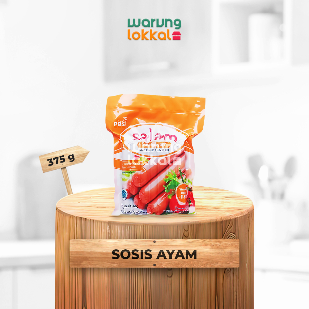 

Sosis Ayam Salam 375g - Warung Lokkal