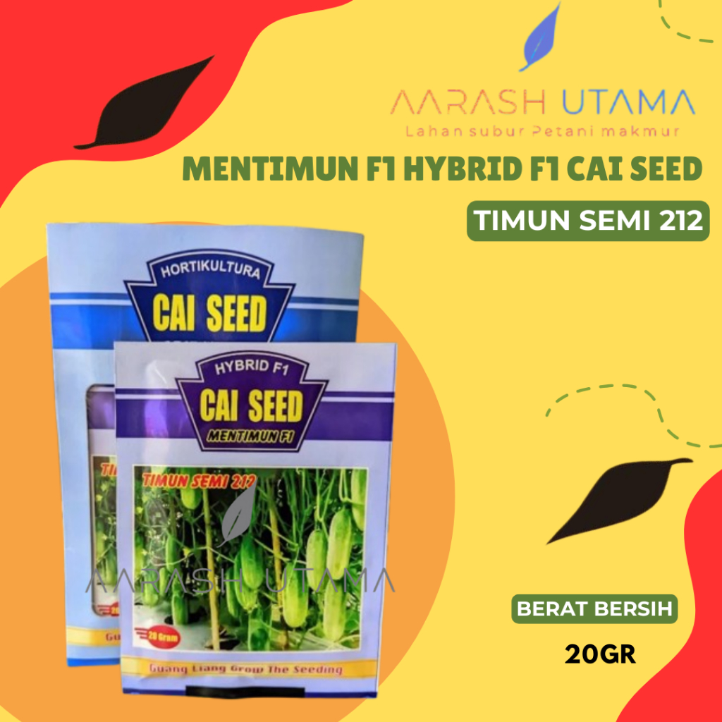 TIMUN SEMI 212 HYBRID F1 CAI SEED / MENTIMUN F1 - 20GR