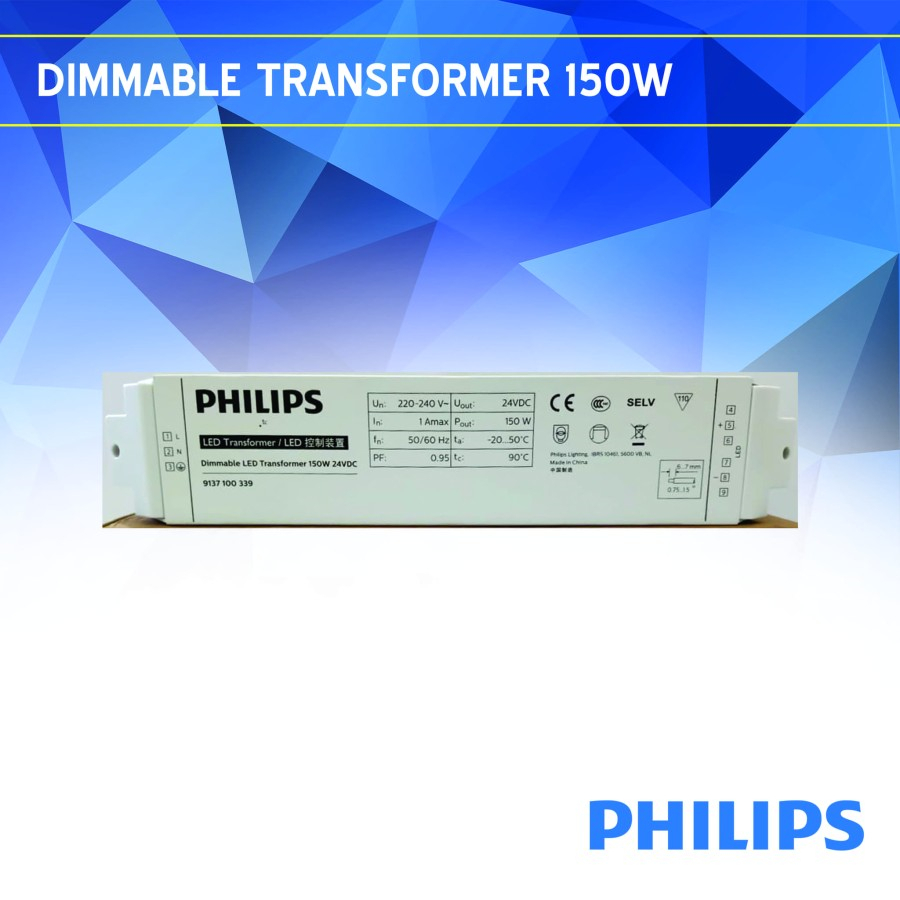 PHILIPS Trafo / Driver Dimmer Lampu Trafo Peredup Lampu LED 150W