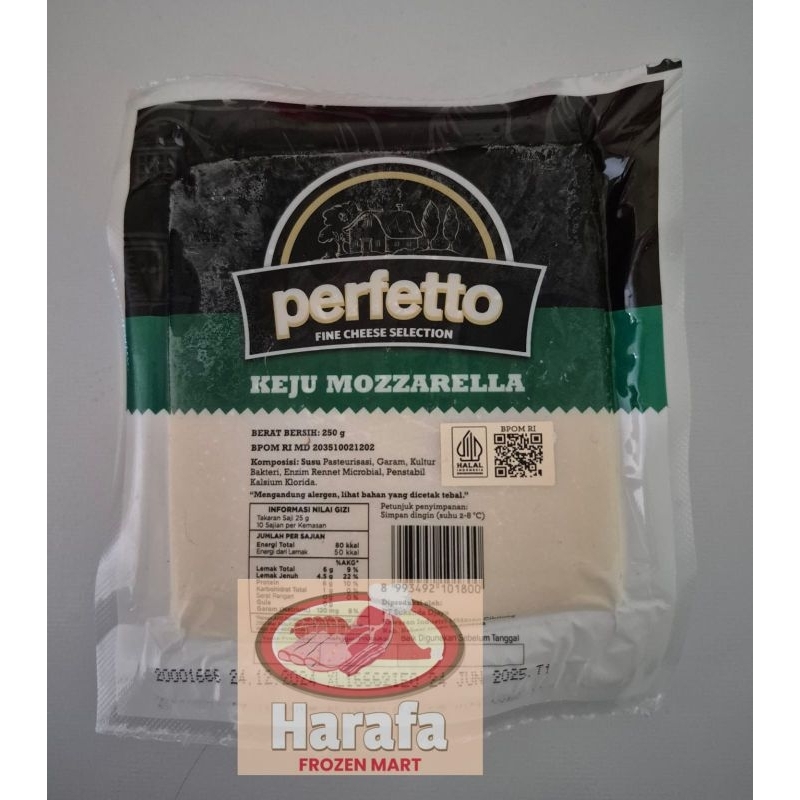 

PERFETTO KEJU MOZZARELLA 250G