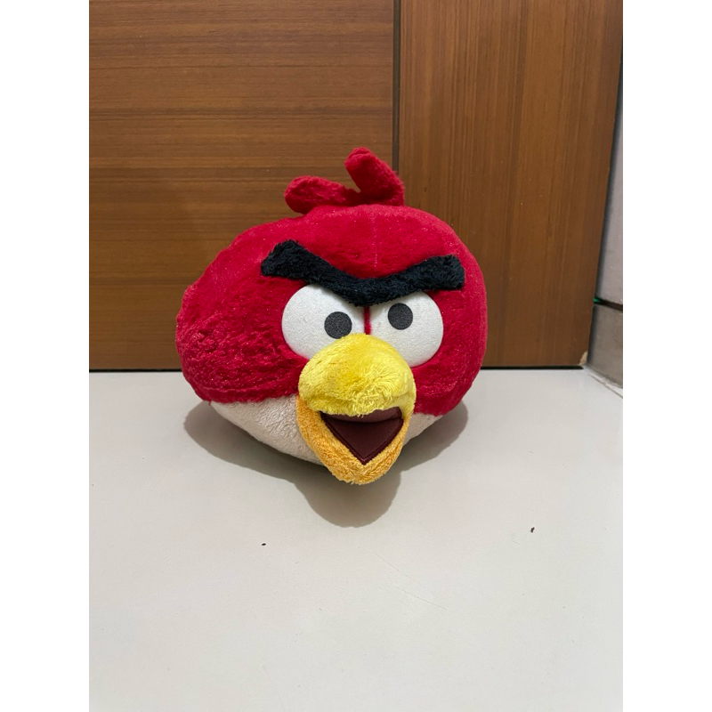 Preloved Boneka Angry Bird Merah Lucu Resmi Angry Bird