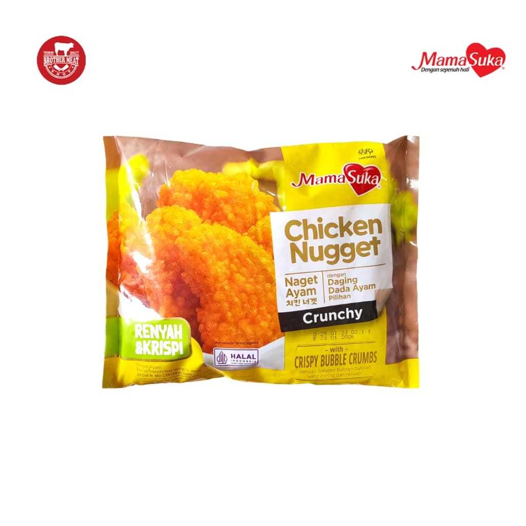 

MAMASUKA NUGGET CRUNCHY 400GR / NUGET CRUNCHY