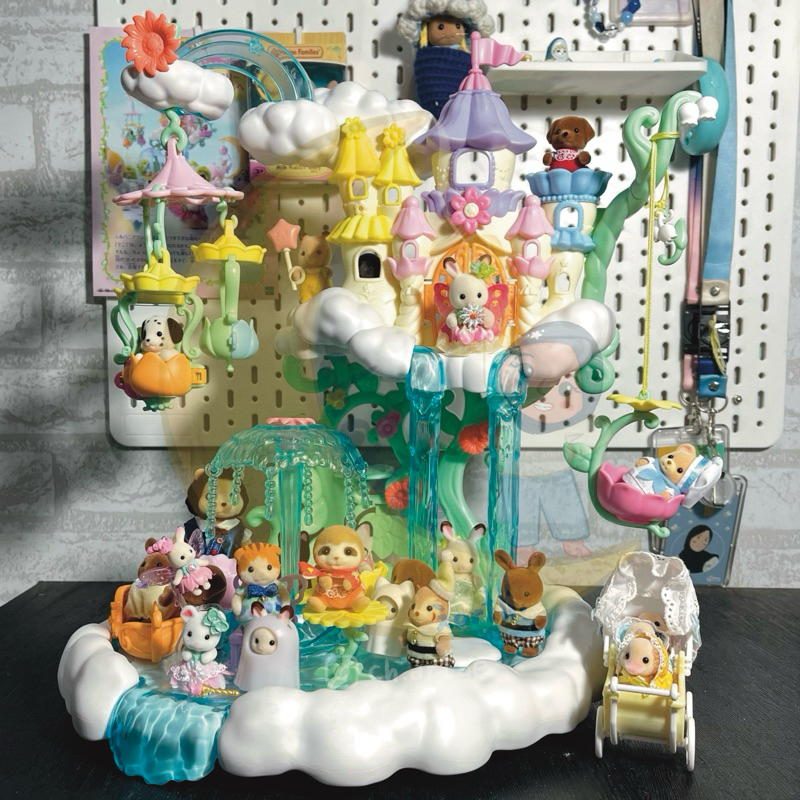 [READY] Sylvanian Families Sharing Figur Set Baby Ghost Bunny Ghost Rabbit Brown Rabbit Chocolate La
