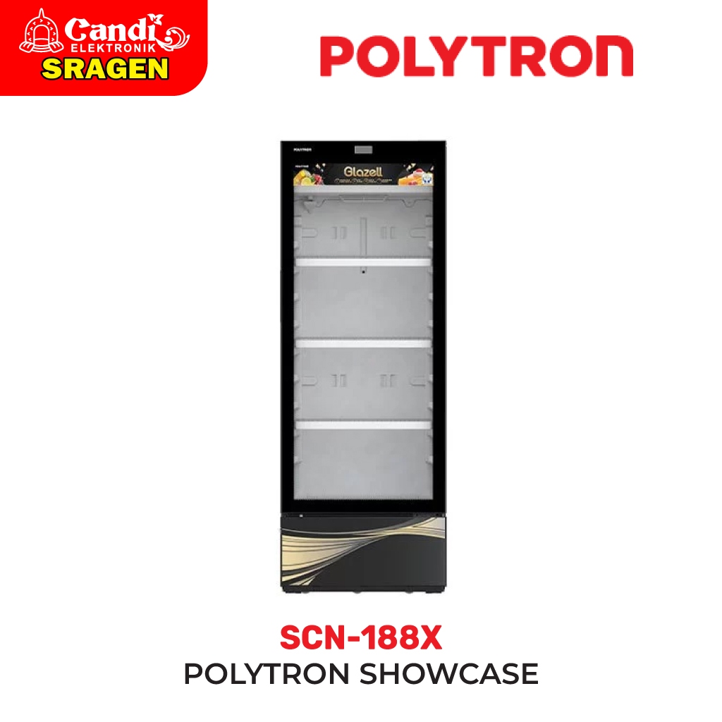 POLYTRON Showcase Glazell 180 Liter – SCN 188X