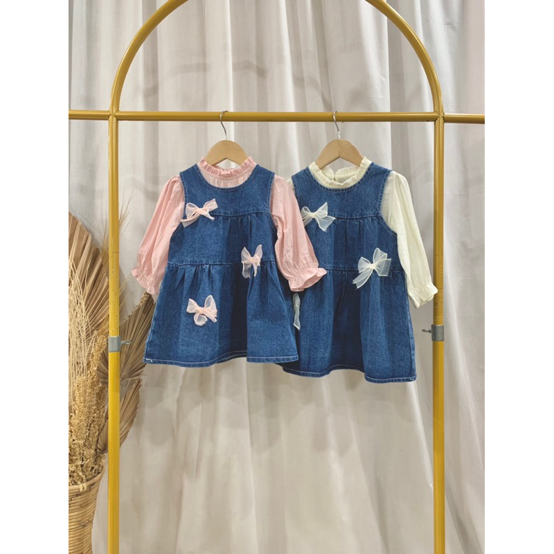Tunik Kombinasi Jeans Anak Perempuan