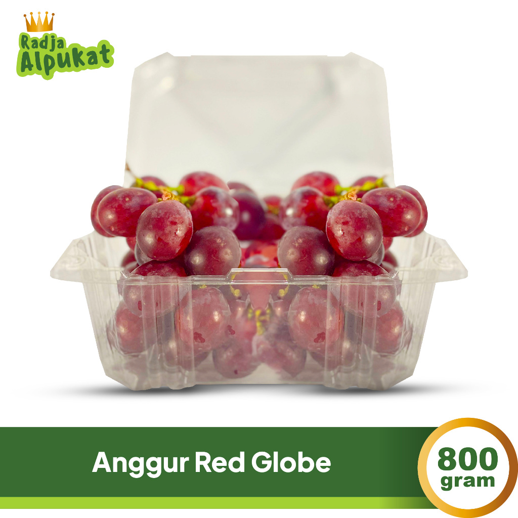

Anggur Merah Red Globe Peru, Kemasan 800 Gram