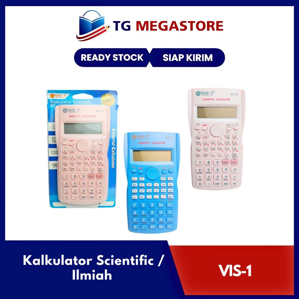 

Kalkulator Scientific / Ilmiah Vis-1 KC10