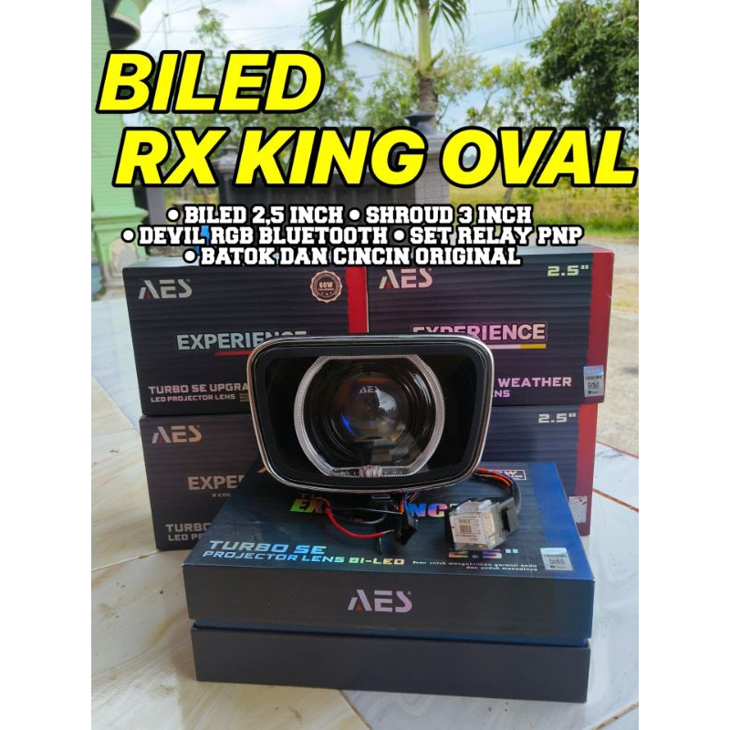 LAMPU BILED RXKING AES BILES RX KING AES BILED AES TURBO EXPERIENCE