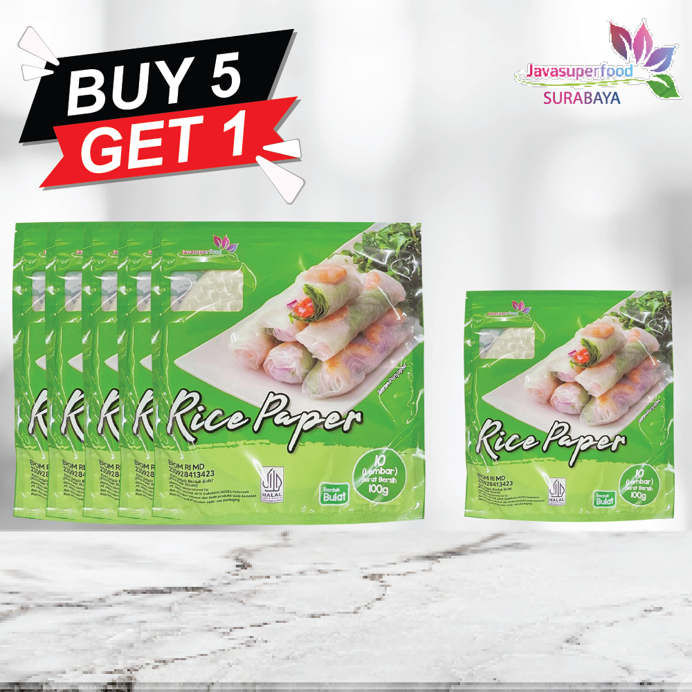 

[BELI 5 GRATIS 1] Banh Trang High Quality Rice Paper / Rice Paper / Kulit Lumpia Vietnam Rice Paper 100g / Rice paper 100g