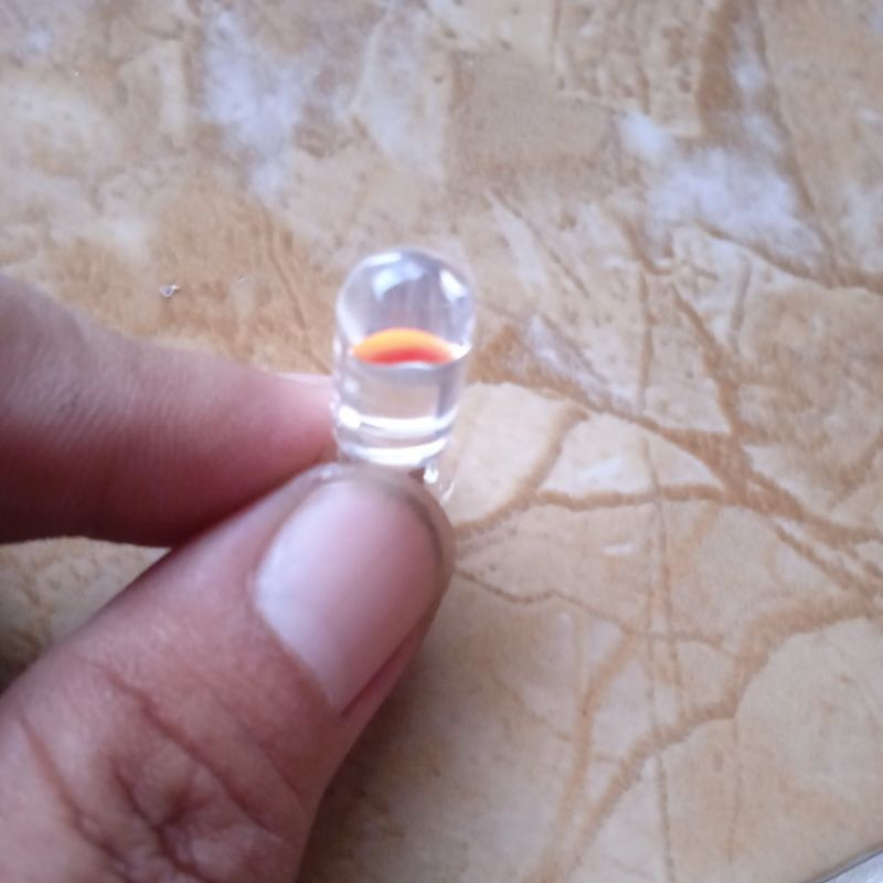 MERAH - Dop Lampu Led Tancap T10 MERAH Resin Kaca Lampu Sein Riting Motor AJM