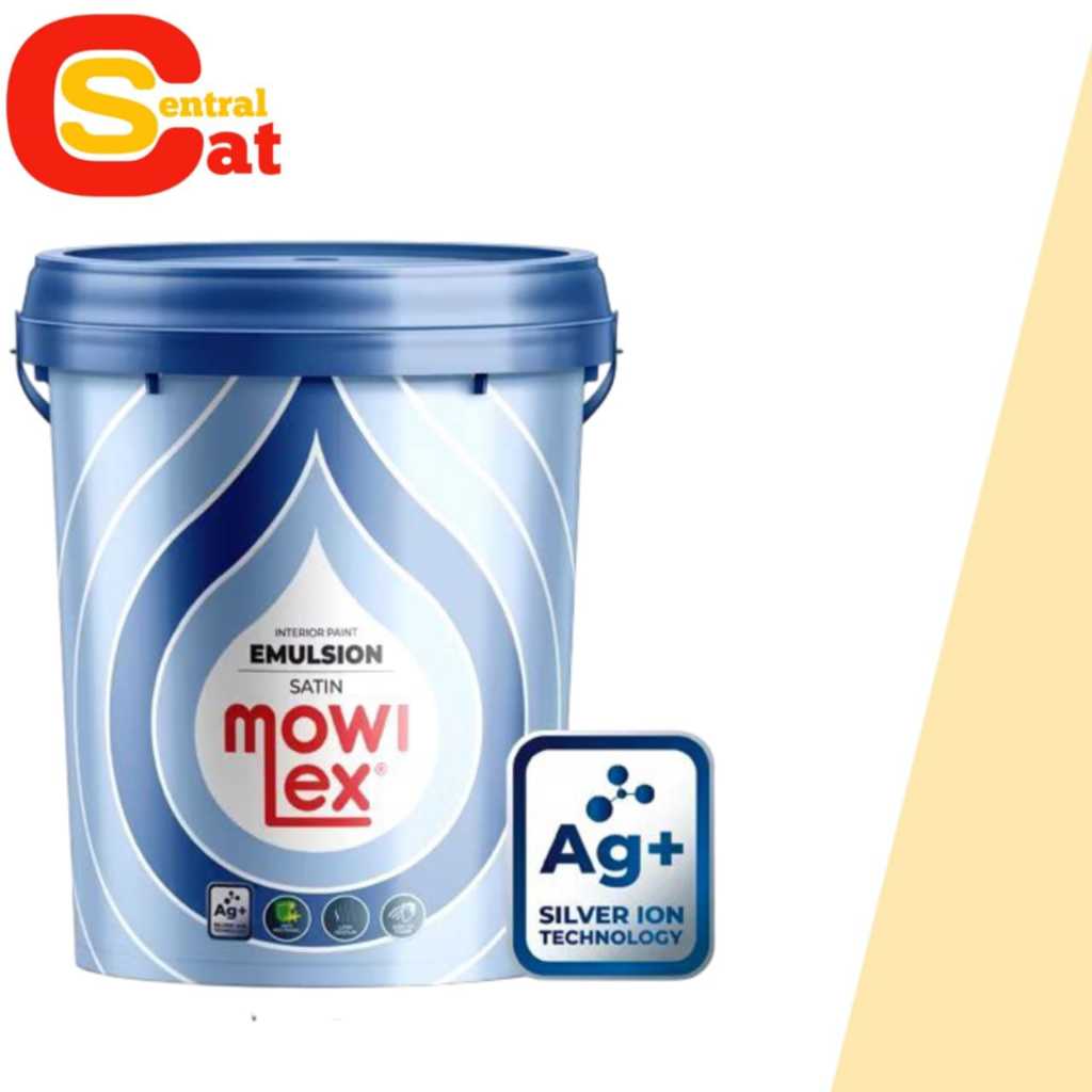 Mowilex Emulsion Satin Cat Tembok Interior Anti Bakteri 20L